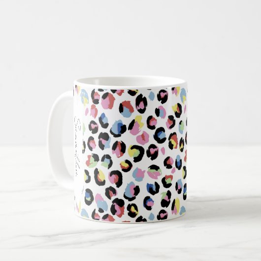 Personalisierte Tasse von Tierdrucken (Vorderseite Links)