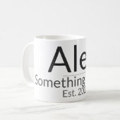 Personalisierte Tasse Vorlage – Benutzerdefinierte (Vorderseite Links)