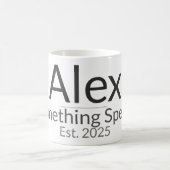 Personalisierte Tasse Vorlage – Benutzerdefinierte (Mittel)