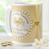 Personalisierte Tasse zum 50. Hochzeitstag