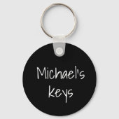 Personalisierte Tasten Schlüsselanhänger (Vorderseite)