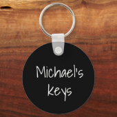 Personalisierte Tasten Schlüsselanhänger (Vorderseite)