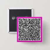 Personalisierte Tastenanweisung für die QR-Codeprü Button (Vorne & Hinten)