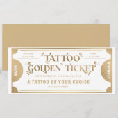 Personalisierte Tattoo-Gutscheinvorlage Einladung (Vorne/Hinten)