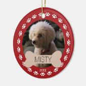 Personalisierte Tatzen u. Keramikornament (Links)