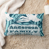 Personalisierte Taubenliebhaberfamilie etabliert Lendenkissen (Decke)