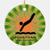 Personalisierte Taucheinrichtung Keramikornament (Hinten)