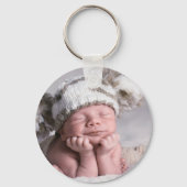 Personalisierte Taufe & Christening Blumenkreuz Schlüsselanhänger (Rückseite)