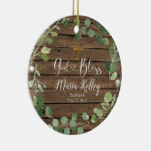 Personalisierte Taufe für Junge oder Mädchen im Gr Keramik Ornament (Rechts)