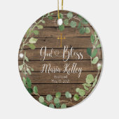 Personalisierte Taufe für Junge oder Mädchen im Gr Keramik Ornament (Links)