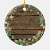 Personalisierte Taufe für Junge oder Mädchen im Gr Keramik Ornament (Hinten)