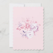 Personalisierte Taufe mit dem Namen der Eltern Einladung (Rückseite)