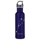 Personalisierte Taurus Zodiac-Konstellation Trinkflasche (Vorderseite)