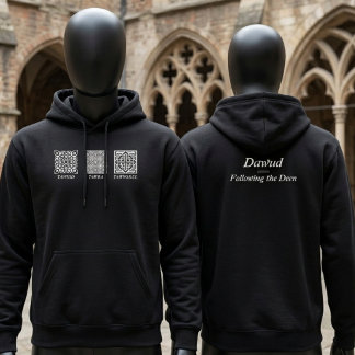 Personalisierte Tawhid Tawba Tawwakul Islamische H Hoodie