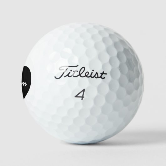 Personalisierte Taylor Made Golfbälle mit Herz (Logo)