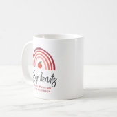 Personalisierte Teacher-Regenbogen-Quote Tasse (Vorderseite Links)