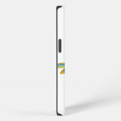Personalisierte Teal-Libelle Spritzer iPhone Hülle (Rechte Seite)