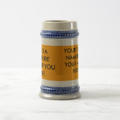 Personalisierte Team-Tassen Bierglas (Mittel)
