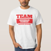 Personalisierte Teamfamilie oder T - Shirt einer G (Vorderseite)