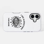 Personalisierte Tech-iPhone-Hülle mit individuelle iPhone 16 Hülle (Rückseite (Horizontal))