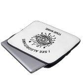 Personalisierte Tech-Laptop-Hülle mit individuelle Laptopschutzhülle (Vorne Knopf)