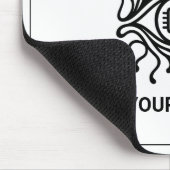 Personalisierte Tech-Mauspad mit individuellem Tex Mousepad (Ecke)
