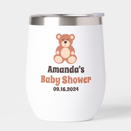 Personalisierte Teddy Bear Baby Dusche Gastgeschen (Links)