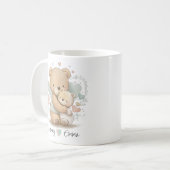 Personalisierte Teddy Bear Liebe Tasse (Vorderseite Links)