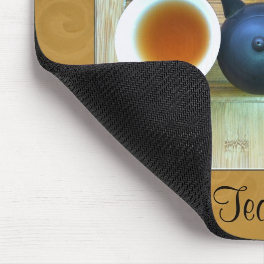 Personalisierte Tee-Einstellung Stillleben Mousepad (Ecke)