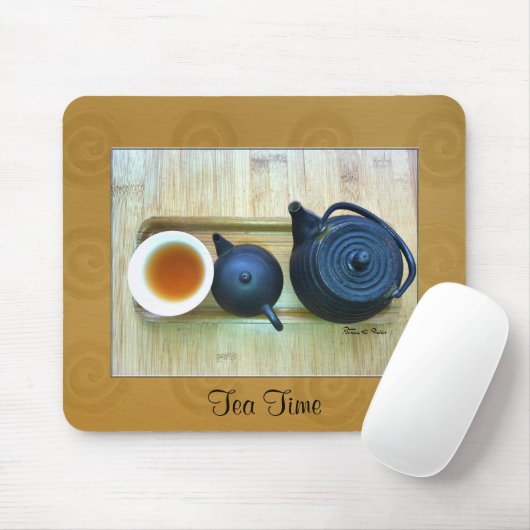 Personalisierte Tee-Einstellung Stillleben Mousepad (Mit Mouse)
