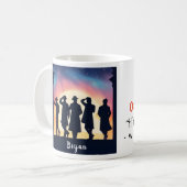 Personalisierte Tee/Kaffee Tasse Schauspielerin (Vorderseite Links)