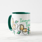 Personalisierte Tee-Schale Tasse (Vorderseite Links)