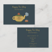 Personalisierte Tee Shop Visitenkarte (Vorne/Hinten)