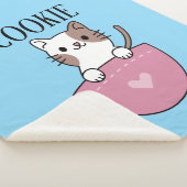Personalisierte Teetassen-Katze Sherpadecke (3/4)