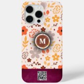 Personalisierte Telefonfälle mit QR-Code Case-Mate iPhone Hülle (Rückseite)