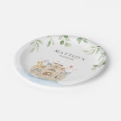 Personalisierte Teller des Ark-Party Noah (Schrägansicht)