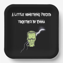 Personalisierte Teller, Frankenstein Halloween Pappteller