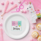 Personalisierte Teller für Osterpapiere (Party)