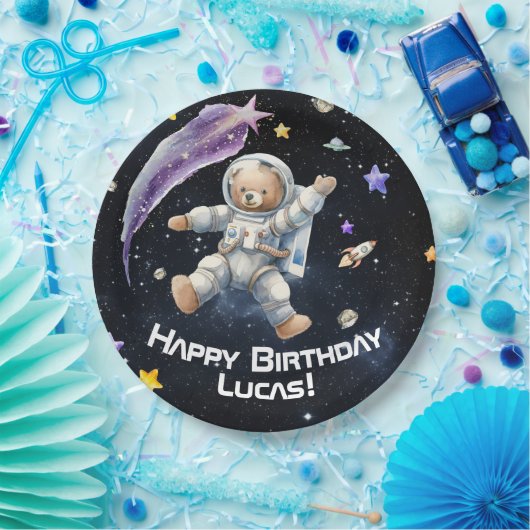 Personalisierte Teller mit räumlich anmutenden The (Party)