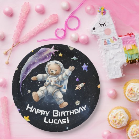 Personalisierte Teller mit räumlich anmutenden The (Party)