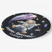 Personalisierte Teller mit räumlich anmutenden The (Schrägansicht)