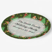 Personalisierte Teller zu Weihnachten (Schrägansicht)