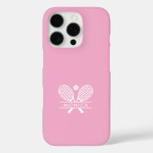 Personalisierte Tennis-Rackets-Motif-Sport Case-Mate iPhone Hülle (Rückseite)