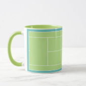 Personalisierte Tennis-Tasse Tasse (Links)