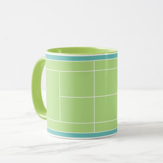 Personalisierte Tennis-Tasse Tasse (Vorderseite Links)