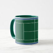 Personalisierte Tennis-Tasse Tasse (Vorderseite Links)