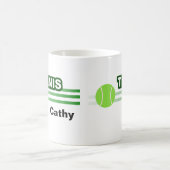 Personalisierte Tennis-Tassen Kaffeetasse (Mittel)