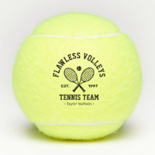 Personalisierte Tennisbälle für das Tennisteam
