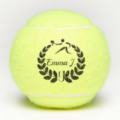 Personalisierte Tennisbälle mit eigenem Logo (Vorderseite)