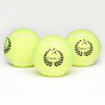 Personalisierte Tennisbälle mit eigenem Logo<br><div class="desc">Personalisierte Tennisbälle mit individuellem Logo und Namen. Maßgeschneiderte Tennisbälle. Gute Geschenkidee für einen Tennisspieler</div>